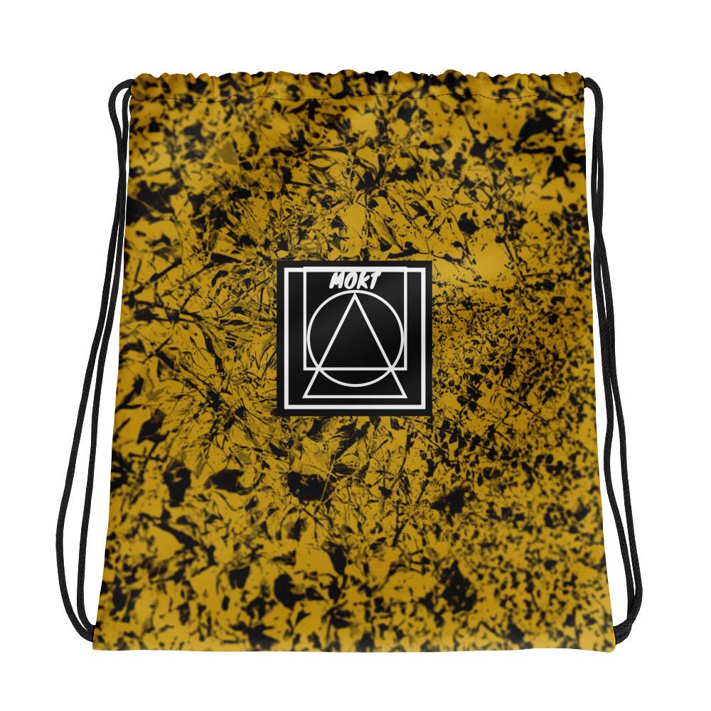 MOKT Yellow& Black Edition Unisex drawstring bag.