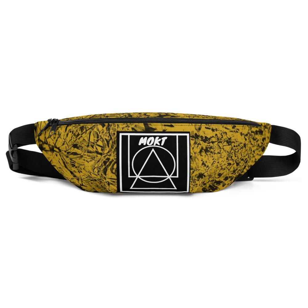 MOKT Yellow& Black Edition Unisex Fanny pack portrait picture of the Fanny Pack 