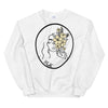 Flower Lady Fine Lines Unisex Sweatshirt- MOKT - MOKT